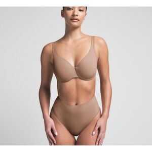 NEW SKIMS Smoothing Intimates Unlined Minimizer Bra Sienna 34DD 34E NWT